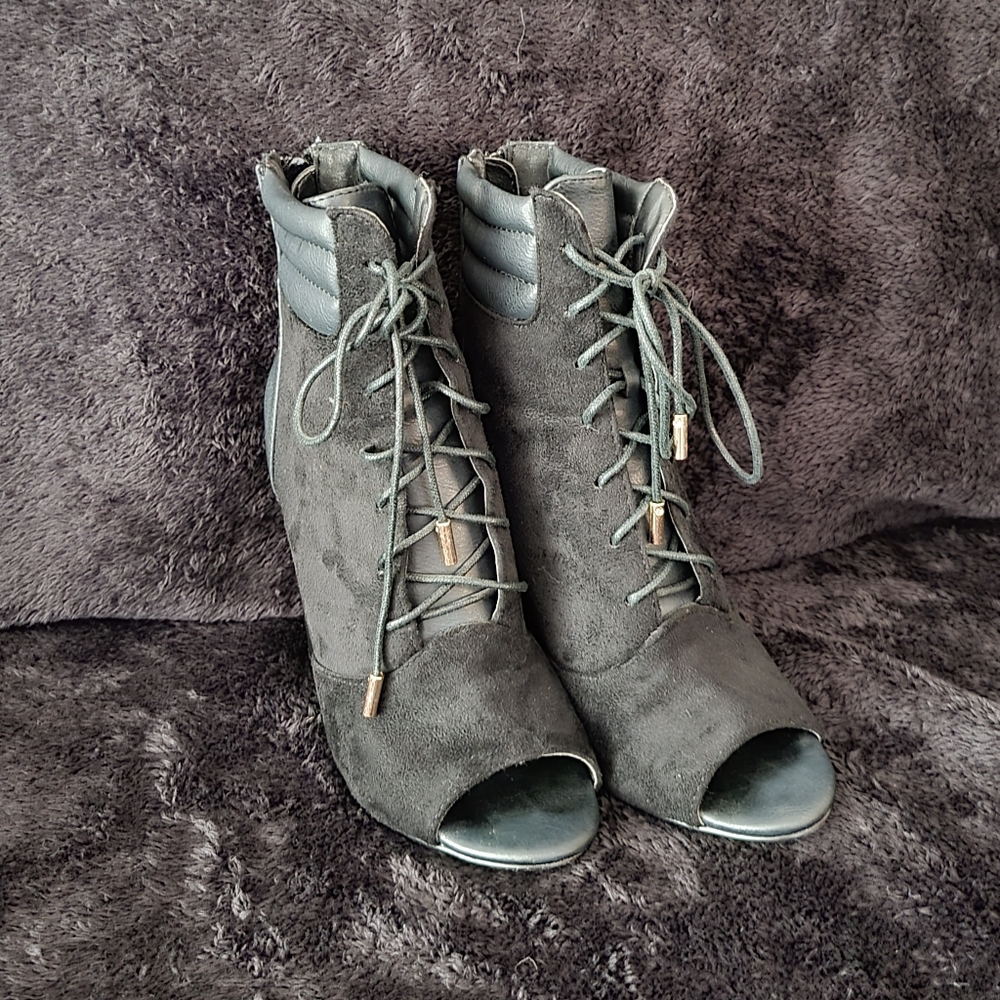 Peep Toe Booties
